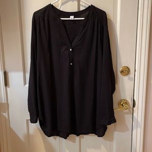 Old Navy black tunic XXL